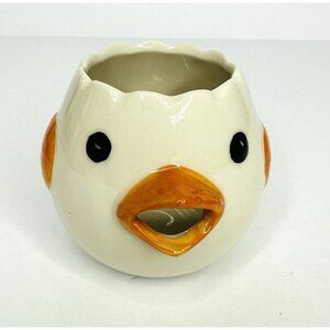NEW! Ceramic Chicken Egg Yolk White Separator 3” Kitchen Gadget Tool Cute Fun